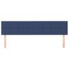 vidaXL Kopfteile Blau 200x5x78/88 cm Stoff