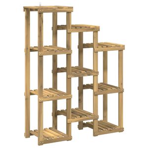 vidaXL Pflanzenst&auml;nder Wei&szlig; 85 x 30 x 114,5 cm Massivholz Akazie