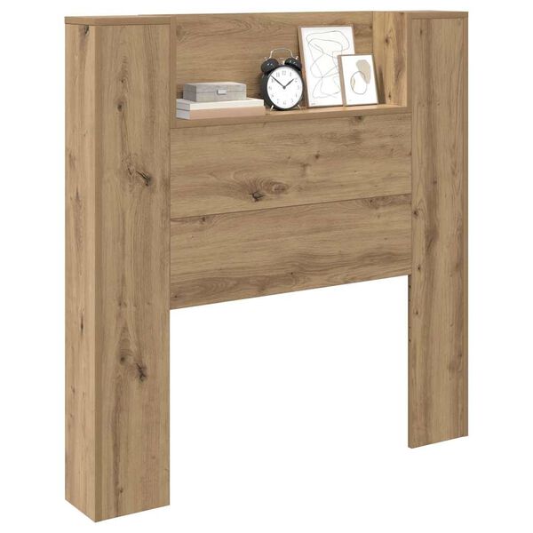vidaXL Kopfteil Artisan-Eiche 100 x 15 x 103,5 cm Holzwerkstoff