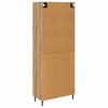 vidaXL Highboard mit Schubladen 2 pcs Artisan-Eiche Holzwerkstoff