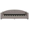 vidaXL Tagesbett Taupe 80x200 cm Stoff