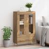 vidaXL Highboard mit Schubladen Artisan-Eiche 69,5 x 31 x 115 cm