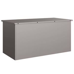 vidaXL Au&szlig;enlagerbox Rostig 100 x 50,5 x 50 cm Stahl