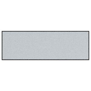 vidaXL Fu&szlig;matte Grau und Schwarz 60 x 180 cm Polypropylen und Vinyl