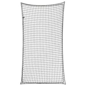 vidaXL Anh&auml;ngernetz mit Gummiseil Schwarz 3x1,65 m PP