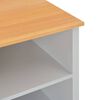 vidaXL TV-Schrank Grau 95x39x58 cm