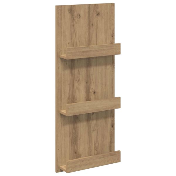 vidaXL Magazinregal Artisan-Eiche 43 x 11 x 102 cm Holzwerkstoff