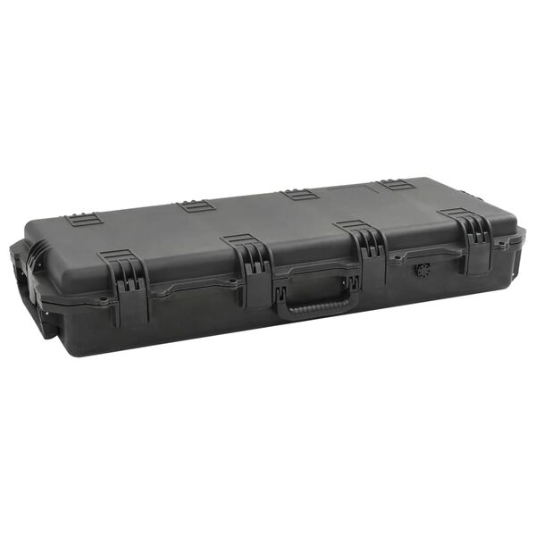 vidaXL Koffer f&uuml;r Flugreise Tragbar Schwarz 100,5x42x17 cm PP