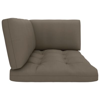 vidaXL 2-Sitzer-Palettensofa mit Kissen Grün Imprägniertes Kiefernholz