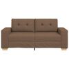 vidaXL Loveseat-Sofa Braun 180x77x82 cm Stoff