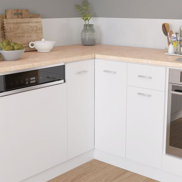 vidaXL K&uuml;cheneckarbeitsplatte Beige mit Granitstruktur Holzwerkstoff