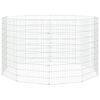 vidaXL Freilaufgehege 10-teilig 54x100 cm Verzinktes Eisen