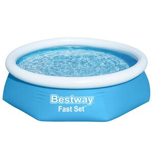 Bestway Swimmingpool Aufblasbar Rund Fast Set 244x61 cm 57265