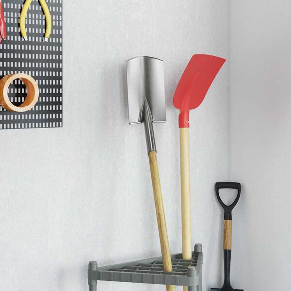 vidaXL Schaufelkopf Silber 43 x 17 cm Pulverbeschichteter Stahl