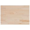 vidaXL Tischplatte 80x50x1,7 cm Rechteckig Massivholz Kiefer