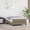 vidaXL Boxspringbettgestell Taupe 80x200 cm Stoff