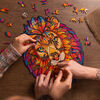 UNIDRAGON 192-tlg. Holzpuzzle Mysterious Lion Medium 24x31 cm