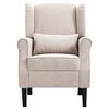 vidaXL Sessel Beige Stoff
