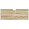 vidaXL Waschbeckenunterschrank Sonoma-Eiche 80x30x60 cm Holzwerkstoff