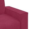 vidaXL 2-Sitzer-Sofa Weinrot 120 cm Samt