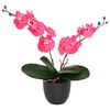 vidaXL K&uuml;nstliche Orchideen Pflanze Rot 36 x 10 x 30 cm