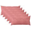 vidaXL Kissenbezug 6 stk. HEERLEN Rosa 40 x 80 cm Samt