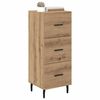 vidaXL Sideboard Artisan-Eiche 34 x 34,5 x 90 cm Holzwerkstoff