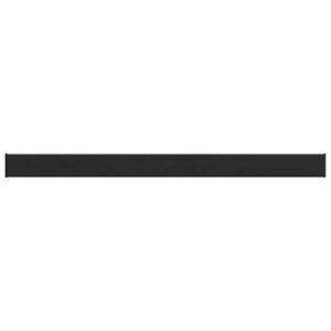 vidaXL Fensterbank Schwarz mit Holzmaserung 160 x 10 x 4,5 cm PVC