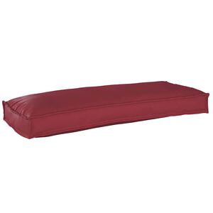 vidaXL Palettenkissen f&uuml;r Bank Weinrot 100 x 40 x 8 cm Oxford Stoff