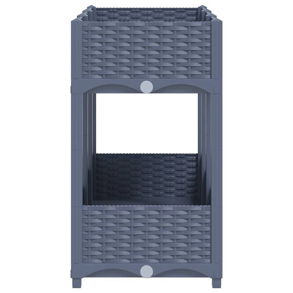 vidaXL Hochbeet 120x40x71 cm Polypropylen