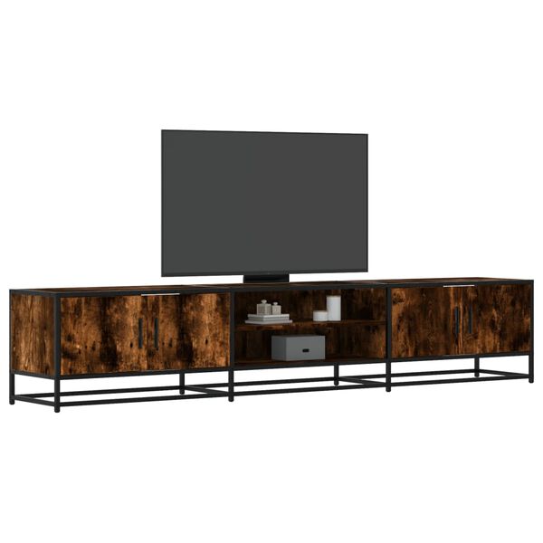 vidaXL TV-Schrank Räuchereiche 210x35x41 cm Holzwerkstoff