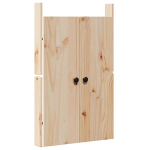 vidaXL K&uuml;chent&uuml;r MEPPEL Braun Eichen-Optik 50 x 9 x 82 cm