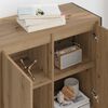 vidaXL Seitenschrank Kunsthandwerk Eiche 79 x 36 x 75 cm Holzwerkstoff