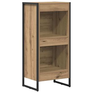 vidaXL B&uuml;cherregal 40 x 30 x 86,5 cm Holzwerkstoff Kunsthandwerk Eiche