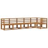 vidaXL Outdoor-Sofagarnitur 6 pcs Natur Massivholz Akazie