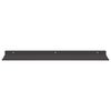 vidaXL Schwebendes Regal 2 pcs Schwarz 60 x 18 x 2,5 cm Stahl