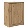vidaXL Schuhschrank Artisan-Eiche 57x34x76 cm Holzwerkstoff