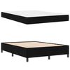 vidaXL Boxspringbett Schwarz 160 x 200 cm Stoff