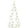 vidaXL Metall Weihnachtsbaum Gold 210 cm Pulverbeschichteter Stahl