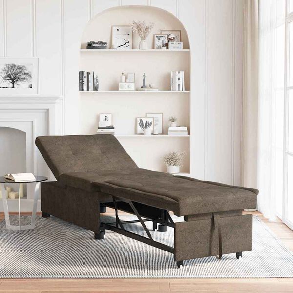 vidaXL Schlafsofa Dunkelgrau 194 x 67 x 82 cm Huahua Stoff