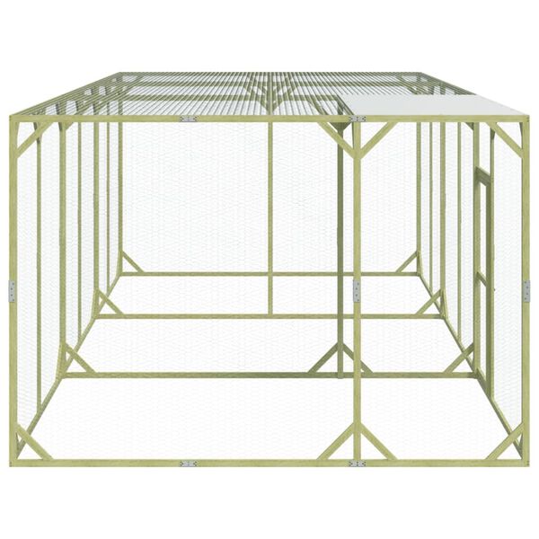 vidaXL H&uuml;hnerstall 600x300x200 cm Massivholz Kiefer Impr&auml;gniert