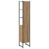 vidaXL Badezimmerschrank mit Regal Artisan-Eiche 33 x 33 x 185,5 cm