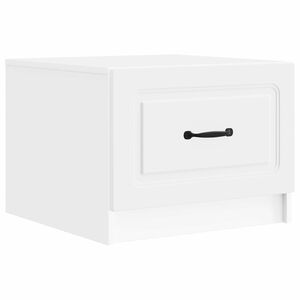vidaXL Couchtisch mit Schubladen Wei&szlig; 49 x 50 x 37 cm Holzwerkstoff