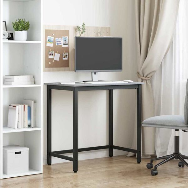 vidaXL Tisch Graues Sonoma 100 x 50 x 76,5 cm