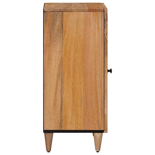 vidaXL Sideboard mit Speicher Natur 40 x 33,5 x 75 cm Massivholz Mango
