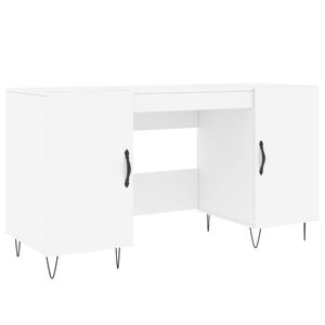 vidaXL Schreibtisch Wei&szlig; 140x50x75 cm Holzwerkstoff