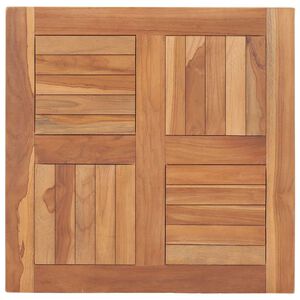vidaXL Tischplatte Massivholz Teak 60&times;60&times;2,5 cm