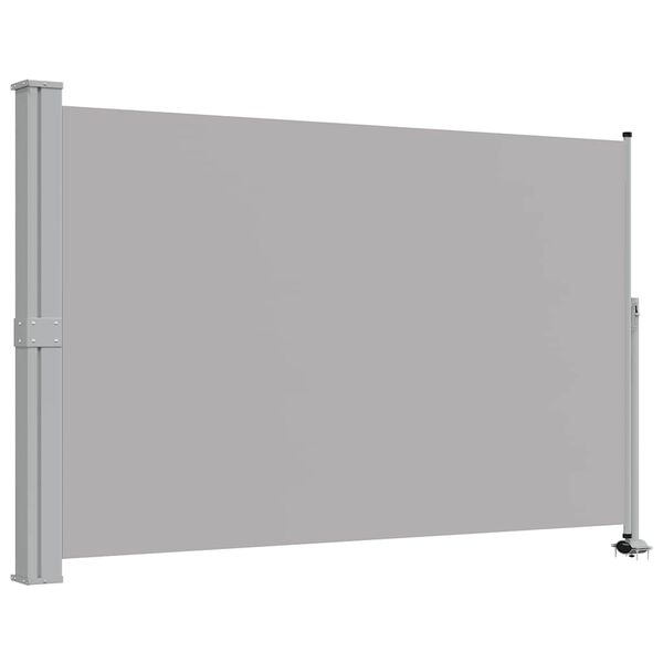 vidaXL Einziehbare Seitenmarkise 160x300 cm Grau