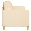 vidaXL 3-Sitzer-Sofa Creme 180 cm Stoff