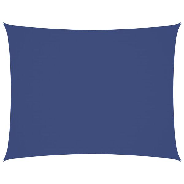 vidaXL Sonnensegel Oxford-Gewebe Rechteckig 5x7 m Blau